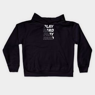 Play Hard Pray Hard Kids Hoodie